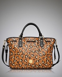 We're wild for MCM's updated take on heritage style. Carry the look with this coated canvas tote, crafted of coated canvas and splashed in look-purrrfecting leopard spots. We're wild for MCM's updated take on heritage style. Carry the look with this coated canvas tote, crafted of coated canvas and splashed in look-purrrfecting leopard spots.