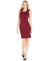 Structured seams and gleaming hardware make this Calvin Klein sheath a polished must-have.