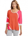 Calvin Klein Performance Women's Color Block Dolman Tee