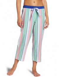 Nautica Sleepwear Women's Stripe Capri Pajama Bottom Nautica Sleepwear Women's Stripe Capri Pajama Bottom
