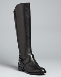 Sigerson Morrison gives her riding boots signature downtown edge with sleekly polished ankle buckles. They're sophisticated enough for work, stylish enough for everyday. Sigerson Morrison gives her riding boots signature downtown edge with sleekly polished ankle buckles. They're sophisticated enough for work, stylish enough for everyday.