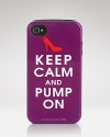 CaseMate crafts a cute reminder to Keep Calm and Pump On, with this iPhone case, cleverly designed to make a statement each time you answer.