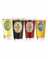 Better than a four-leaf clover, Luminarc's set of assorted pub glasses is an ode to Ireland's illustrious breweries – Kilkenny, Guinness, Harp and Smithwick's. A great gift for beer drinkers!