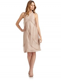 THE LOOKAllover asymmetric tiered constructionCrisscross back strapsBack zip with hook-and-eye closureTHE FITAbout 42 from shoulder to hemTHE MATERIALSilkSilk liningCARE & ORIGINDry cleanMade in ItalyModel shown is 5'11 (180cm) wearing US size 4. THE LOOKAllover asymmetric tiered constructionCrisscross back strapsBack zip with hook-and-eye closureTHE FITAbout 42 from shoulder to hemTHE MATERIALSilkSilk liningCARE & ORIGINDry cleanMade in ItalyModel shown is 5'11 (180cm) wearing US size 4.