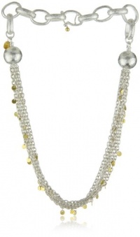 GURHAN Delight Silver with High Karat Gold Accents Chain Necklace GURHAN Delight Silver with High Karat Gold Accents Chain Necklace