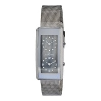 Skagen Women's 295SMM Quartz Mother-Of-Pearl Dial Dual Time Display Watch Skagen Women's 295SMM Quartz Mother-Of-Pearl Dial Dual Time Display Watch