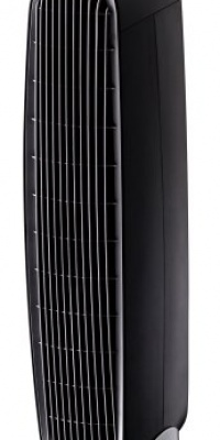 Honeywell HFD-120-Q Tower Quiet Air Purifier with Permanent IFD Filter, Black