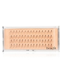 Benefit has more lash looks than days of the week. The new Lash Lovelies collection lets you be whoever, whenever! Custom-designed to fit precisely, its easy to apply them like a pro. Apply a dot of lash glue along the base of individual eyelashes. Let set for 30 seconds or until tacky. Position the lash close to the base of your natural lashes & gently press down from the outer corner inwards. To remove: gently peel off from outer to inner corner of eyelid. Apply black liner before so if you don't get the most perfect application there wont be any space between your lash line and your new lashes. Benefit has more lash looks than days of the week. The new Lash Lovelies collection lets you be whoever, whenever! Custom-designed to fit precisely, its easy to apply them like a pro. Apply a dot of lash glue along the base of individual eyelashes. Let set for 30 seconds or until tacky. Position the lash close to the base of your natural lashes & gently press down from the outer corner inwards. To remove: gently peel off from outer to inner corner of eyelid. Apply black liner before so if you don't get the most perfect application there wont be any space between your lash line and your new lashes.