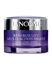 With time, alterations in the skin's structure can affect firmness causing the skin to lose its youthful quality. A visible improvement in skin tightening helps restore skin's youthful look. Rénergie Lift Multi-Action Night features Multi-Tension technology, designed to target skin layers. In 4 weeks, wrinkles appear reduced and skin looks smoother. Skin texture looks firmer, denser and replenished. With time, alterations in the skin's structure can affect firmness causing the skin to lose its youthful quality. A visible improvement in skin tightening helps restore skin's youthful look. Rénergie Lift Multi-Action Night features Multi-Tension technology, designed to target skin layers. In 4 weeks, wrinkles appear reduced and skin looks smoother. Skin texture looks firmer, denser and replenished.