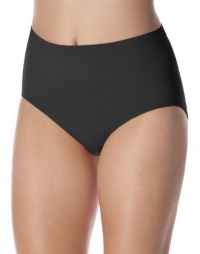 Bali Women's Microfiber Brief Panty, Black, 8/9