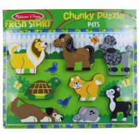 Melissa & Doug Pets Wooden Chunky Puzzle Melissa & Doug Pets Wooden Chunky Puzzle