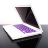 TopCase Keyboard Silicone Skin Cover for Macbook 13-Inch 13.3-Inch (1st Generation/A1181) with Free Mouse Pad - Purple