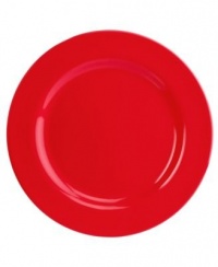 Martha Stewart Collection Dinnerware, Set of 4 Red Melamine Salad Plates Martha Stewart Collection Dinnerware, Set of 4 Red Melamine Salad Plates