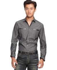 Join the club at the club. This modern marvel from INC International Concepts keeps you ahead of the fashion curve on your night out. Join the club at the club. This modern marvel from INC International Concepts keeps you ahead of the fashion curve on your night out.