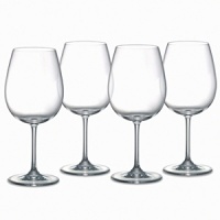 Marquis crystal is the casual side of Waterford--perfect for everyday use. Sold in sets of four. Shown from left to right - deep red wine, flute, white wine, red wine. Also available is the set of 4 all purpose goblets. Marquis crystal is the casual side of Waterford--perfect for everyday use. Sold in sets of four. Shown from left to right - deep red wine, flute, white wine, red wine. Also available is the set of 4 all purpose goblets.