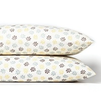 Dappled with a modern floral print in muted hues, these Sky king pillowcases refresh your bedding with contemporary coziness. Dappled with a modern floral print in muted hues, these Sky king pillowcases refresh your bedding with contemporary coziness.