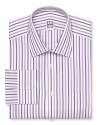 Ike Behar Alternating Stripe Dress Shirt - Regular Fit