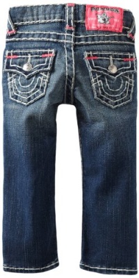 True Religion Girls 2-6X Julie Super T Neon Pink Bartac Jean, Last Stand, 7 True Religion Girls 2-6X Julie Super T Neon Pink Bartac Jean, Last Stand, 7