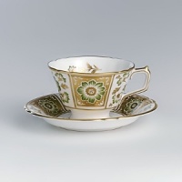 Royal Crown Derby has produced only the finest English bone china for over 250 years. Derby Panel Green is adorned with intricate green and gold floral designs that feel fresh, rich, and timeless. Royal Crown Derby has produced only the finest English bone china for over 250 years. Derby Panel Green is adorned with intricate green and gold floral designs that feel fresh, rich, and timeless.