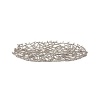 Organically molded under fire, this handmade tray exudes metal artistry with a New York edge.