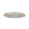 Organically molded under fire, this handmade tray exudes metal artistry with a New York edge.