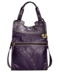 Step up to the stage door with this decidedly diva-worthy design from Red by Marc Ecko. Super spacious, pocket-lined and outfitted with gleaming hardware, it's certain to take your style center stage. Step up to the stage door with this decidedly diva-worthy design from Red by Marc Ecko. Super spacious, pocket-lined and outfitted with gleaming hardware, it's certain to take your style center stage.