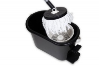 MopAway Dry/Wet Microfiber Super Absorbent Floor Mop with Bucket, Black MopAway Dry/Wet Microfiber Super Absorbent Floor Mop with Bucket, Black