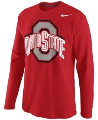 Keep the momentum moving forward with a show of support for your favorite team in this Ohio State Buckeyes NCAA thermal shirt. Keep the momentum moving forward with a show of support for your favorite team in this Ohio State Buckeyes NCAA thermal shirt.