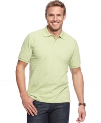 A touch of texture takes this classic Club Room polo to the next level of cool. A touch of texture takes this classic Club Room polo to the next level of cool.
