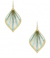 G by GUESS Teardrop Earrings with Metallic and Colo, GOLD