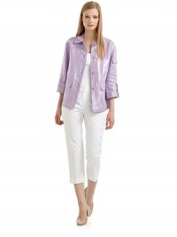 THE LOOKShirt collarButton closureDual flap pocketsThree-quarter length sleeves with fabric tab and button closureFlap pocket detailTHE FITAbout 25 from shoulder to hemTHE MATERIALLinenCARE & ORIGINDry cleanImportedModel shown is 5'10½ (179cm) wearing US size Small.Additional Information Women's Modern Size Guide PLEASE NOTE: Returns on FashionFix merchandise must be made within 30 days of purchase by mail only; cannot be THE LOOKShirt collarButton closureDual flap pocketsThree-quarter length sleeves with fabric tab and button closureFlap pocket detailTHE FITAbout 25 from shoulder to hemTHE MATERIALLinenCARE & ORIGINDry cleanImportedModel shown is 5'10½ (179cm) wearing US size Small.Additional Information Women's Modern Size Guide PLEASE NOTE: Returns on FashionFix merchandise must be made within 30 days of purchase by mail only; cannot be