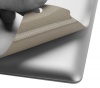 Luvvitt® SILVERBACK (TM) Protective Back Skin for the new iPad 4 / iPad 3 / iPad 2 - Compatible with Smart Cover - Aluminum Color