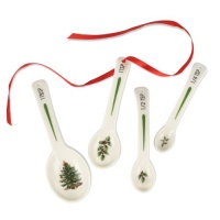 Spode Christmas Tree Measuring Spoon, Set of 4 Spode Christmas Tree Measuring Spoon, Set of 4