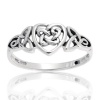 Bling Jewelry Stering Silver Celtic Knotwork Heart Ring