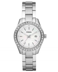 Glitz and glamour in a miniature package: a Stella collection watch from Fossil. Glitz and glamour in a miniature package: a Stella collection watch from Fossil.