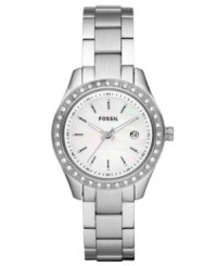 Glitz and glamour in a miniature package: a Stella collection watch from Fossil.