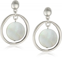Kenneth Cole New York Shell Bead Orbital Earrings Kenneth Cole New York Shell Bead Orbital Earrings