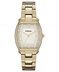 An elegant silhouette defines this classy Wallace collection watch, by Fossil. An elegant silhouette defines this classy Wallace collection watch, by Fossil.