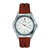 Wenger Mens Swiss Mil Cl Field Brown Strap Watch Wenger Mens Swiss Mil Cl Field Brown Strap Watch