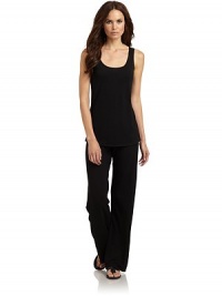 THE LOOKScoopneck and backInterior shelf braSleevelessTHE FITAbout 26 from shoulder to hemTHE MATERIAL62% polyester/33% rayon/5% spandexCARE & ORIGINMachine washImportedModel shown is 5'11 (180cm) wearing US size Small. THE LOOKScoopneck and backInterior shelf braSleevelessTHE FITAbout 26 from shoulder to hemTHE MATERIAL62% polyester/33% rayon/5% spandexCARE & ORIGINMachine washImportedModel shown is 5'11 (180cm) wearing US size Small.