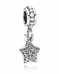 A girly and glamorous cubic zirconia pavé star charm makes a pretty addition to your PANDORA collection. A girly and glamorous cubic zirconia pavé star charm makes a pretty addition to your PANDORA collection.