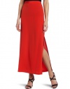 Vince Camuto Women's Polyester Maxi Skirt, Red Pepper, 8