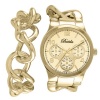 Breda Women's 7224-gold .BR Penelope Oversized Chain Band Set Watch