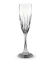 The resplendent crystal and quintessential French design of Baccarat's Jupiter champagne flute sets a new standard for fine dining. Vertical cuts extend from bowl to base in this collection of toasting flutes that exudes vintage grandeur.