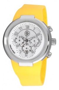 Philip Stein Men's 32AWRY Active Yellow Rubber Strap Watch