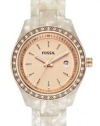 Fossil Women's ES2864 Stella Rose Gold Dial Watch