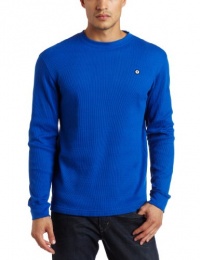 Southpole Men's Basic Long Sleeve Thermal T-Shirt With Hexagon Chest Detail Southpole Men's Basic Long Sleeve Thermal T-Shirt With Hexagon Chest Detail