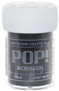 American Crafts Microbeads, Black