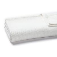 Lauren Ralph Lauren Bedding, Desert Spa Basketweave Queen Blanket - White Lauren Ralph Lauren Bedding, Desert Spa Basketweave Queen Blanket - White