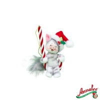 3 Candycane Kitty by Annalee 3 Candycane Kitty by Annalee
